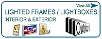 Lighted Frames & Lightboxes