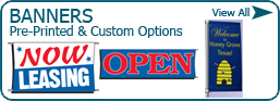 Pre Printed Banners